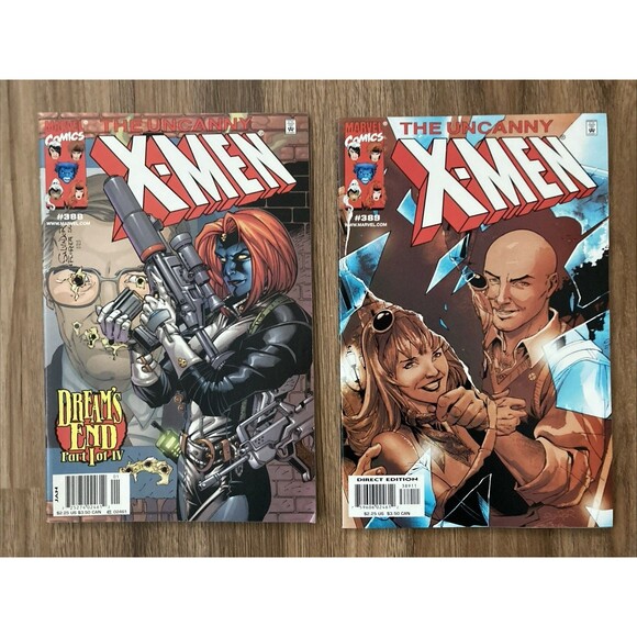 Uncanny X-Men: No. 388 & 389. Marvel Comics (2000) Dream's End Part 1 - Picture 1 of 7
